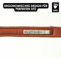 Produktbild von Hurtta Casual Hundehalsband aus Polyester in Rot 45-55 cm
