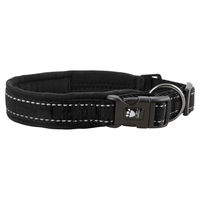 Produktbild von Hurtta Casual Hundehalsband Schwarz aus Neopren 45 cm - 1 Stk.