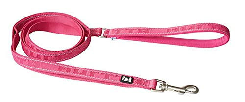 Produktbild von Hurtta Casual Reflektierende Hundeleine ECO aus recyceltem Polyester Ruby Rot Rosa 180 x 20 mm - 180 cm