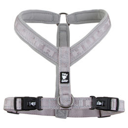 Produktbild von Hurtta Casual Y-Geschirr für Hunde aus Neopren in Grau 100 cm