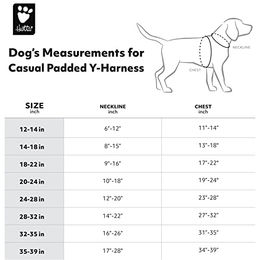 Hurtta Casual Y-Geschirr für Hunde Blau aus Neopren – Bild 1 von 3
