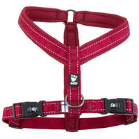 Produktbild von Hurtta Casual Y-Geschirr für Hunde in Lingon Rot 70cm