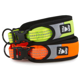 Produktbild von Hurtta Dazzle Hundehalsband aus Nylon Gelb 55-65 cm