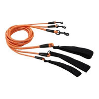 Produktbild von Hurtta Dazzle Hundeleine Seil Orange reflektierend 1,8 m - 1,8 m