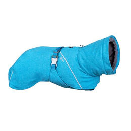 Hurtta Expedition Parka II Hundemantel für den Winter in Blau, Größe 55, wasserdicht und aus bluesign-geprüftem Material – Bild 1 von 1