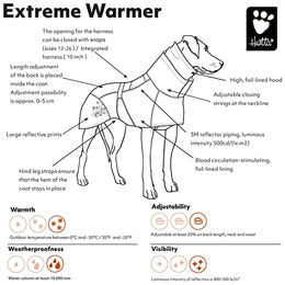 Hurtta Extreme ECO Warmer Hundemantel Winterjacke wasserdicht Grün 55 cm – Bild 1 von 5