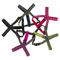 Produktbild von Hurtta Hundegeschirr Animal Harness Rosa Bunt Gestreift XL mit Neopren und wasserdichter Funktion