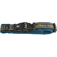 Produktbild von Hurtta Hundehalsband aus Nylon gepolstert Grün Türkis 56-66 cm