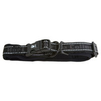 Produktbild von Hurtta Hundehalsband gepolstert aus Neopren Schwarz Größe 35,56 cm