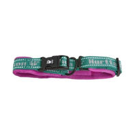 Produktbild von Hurtta Hundehalsband gepolstert mit Neopren Himbeer-grau 35-45