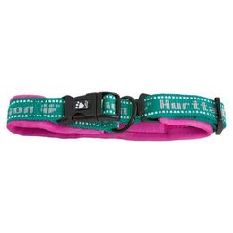 Produktbild von Hurtta Hundehalsband Neopren Himbeer-Farn-Grau 50 cm