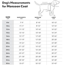 Hurtta Monsoon Regenmantel für Hunde Beige 61 cm – Bild 1 von 3