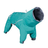 Produktbild von Hurtta Mudventure Overall ECO Hunderegenmantel wasserdicht Peacock-Türkis Größe M
