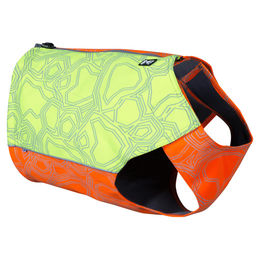Produktbild von Hurtta Ranger Softshell Warnweste für Hunde wasserabweisend Orange Gelb Größe XL