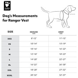 Produktbild von Hurtta Ranger Warnweste für Hunde Orange XS Waterproof