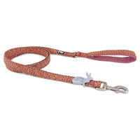 Produktbild von Hurtta Razzle-Dazzle Grip Hundleine aus recyceltem Polyester mit gepolstertem Griff Rot 180cm - 180 cm