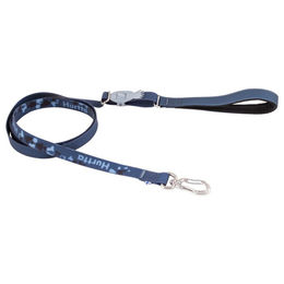 Hurtta Razzle-Dazzle Verstellbare Hundeleine aus Nylon wasserabweisend Blackberry 120-180 cm 20 mm - 120 cm – Bild 1 von 2