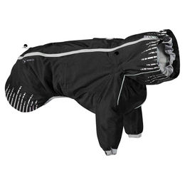 Hurtta Regenmantel Rain Blocker wasserabweisend schwarz Rückenlänge 27-32 cm – Bild 1 von 3