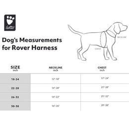Hurtta Rover Hundegeschirr mit Edelstahl in Türkis Blau 75-95 cm – Bild 1 von 5
