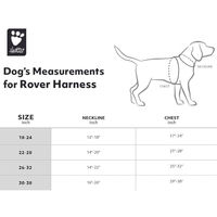 Produktbild von Hurtta Rover Hundegeschirr Schwarz 75-95 cm