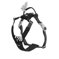 Produktbild von Hurtta Seeker Hundegeschirr Raven Schwarz Größe 55-70 cm