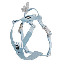 Produktbild von Hurtta Seeker Hundegeschirr Stream Blau für Welpen und kleine Hunde 35-45 cm aus wasserdichtem Polyester