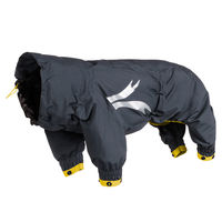 Produktbild von Hurtta Slush Combat Overall Hundeweste aus Houndtex-Material wasserdicht granit-ockergelb Größe M