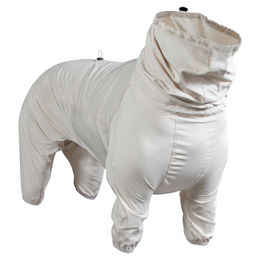 Produktbild von Hurtta Sun & Bug Blocker Overall sand beige weiß zum Schutz vor Zecken