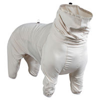 Produktbild von Hurtta Sun & Bug Blocker Overall sand beige weiß zum Schutz vor Zecken