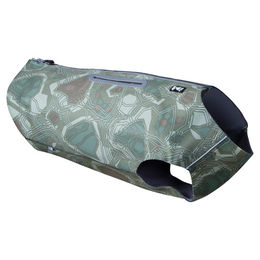 Produktbild von Hurtta Swimmer Rettungsweste aus Neopren für Hunde Grün Camouflage Größe XXL
