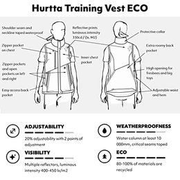 Hurtta Trainingsweste ECO Futterbeutel für Hundetrainer in Lila Größe L – Bild 1 von 4