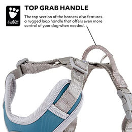 Hurtta Venture No-Pull Sportgeschirr für große Hunde Blau 80-100 cm wasserdicht – Bild 1 von 4