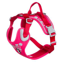 Produktbild von Hurtta Weekend Warrior Sportgeschirr für Hunde in Rot/Rosa, Größe M, 60-80 cm, wasserdicht und aus Öko-Tex Polyester