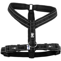 Produktbild von Hurtta Y-Geschirr für Hunde Schwarz 70 cm