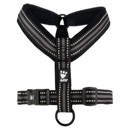 Produktbild von Hurtta Y-Geschirr V2 Hund Schwarz Neopren Brustumfang 65 cm - 80 cm