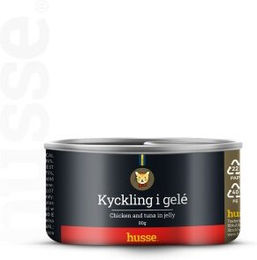 Husse Hundefutter Huhn Stückchen in Gelee 25 Dosen à 80 g ohne Farb- und Aromastoffe - 48 x 80 g – Bild 1 von 2