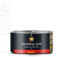 Produktbild von Husse Hundefutter Huhn Stückchen in Gelee 25 Dosen à 80 g ohne Farb- und Aromastoffe - 48 x 80 g