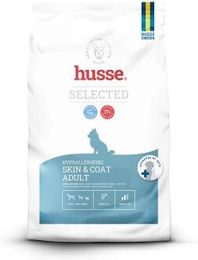 husse Hypoallergenic Skin & Coat Adult Hundefutter für kleine Rassen mit Lachs, hypoallergen und monoprotein, 6 kg - 2 kg – Bild 1 von 3