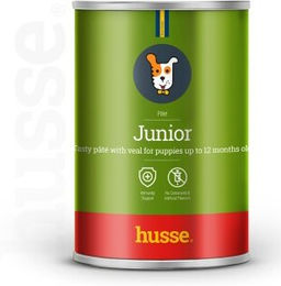 Produktbild von husse Junior Kalbspastete Paté für Hunde 4800g