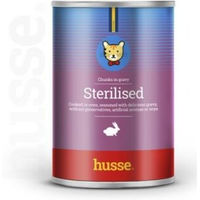 Produktbild von husse Kaninchen Futter Stückchen in Sauce 24 Dosen 415 g zur Gewichtskontrolle und Harnwegspflege - 24 x 415 g