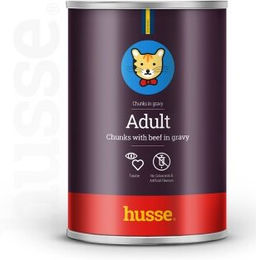 husse Katzenfutter Adult Rinderstücke in Soße 5kg – Bild 1 von 3