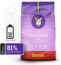 husse Mini Sterilised Hundefutter Huhn Light zur Gewichtskontrolle 2kg – Bild 1 von 3
