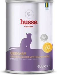 Husse Urinary Nassfutter für Katzen Adult Huhn in Sauce mit Cranberries 24 Dosen – Bild 1 von 3