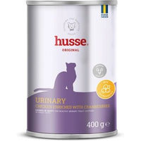 Produktbild von Husse Urinary Nassfutter für Katzen Adult Huhn in Sauce mit Cranberries 24 Dosen