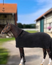 Produktbild von HV Polo Abschwitzdecke Nena Black aus Fleece in Schwarz