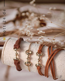 Produktbild von HV Polo Armband HVPJula Leder 3er Set Cognac Braun