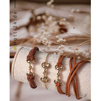 Produktbild von HV Polo Armband HVPJula Leder 3er Set Cognac Braun