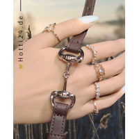 Produktbild von HV Polo Armband HVPKate aus Kunstleder in Braun und Silber