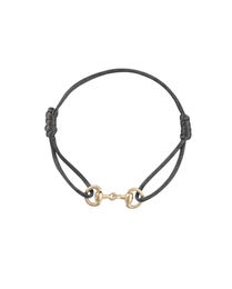 Produktbild von HV Polo Armband HVPKate Gebiss klein Stone Nr. 18 aus Leder in Schwarz