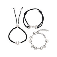 Produktbild von HV Polo Armband Mix & Match 3er Set Silber und Schwarz